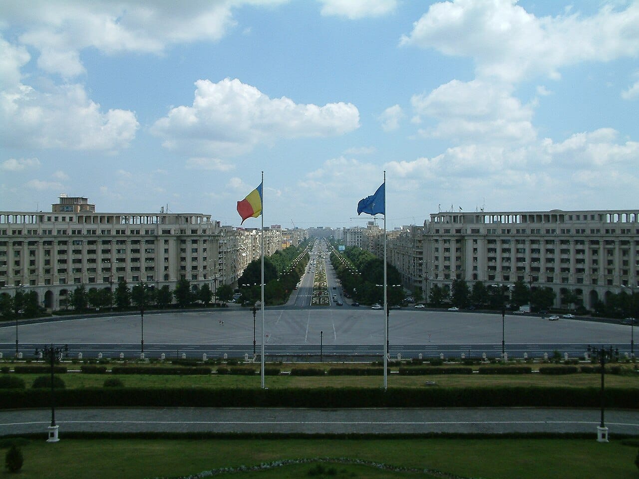 The Palace of the Parliament in Bucharest